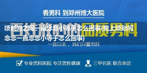 顷刻间之间一直念念小等于怎么回事(晚上顷刻间念念一直念念小等于怎么回事)